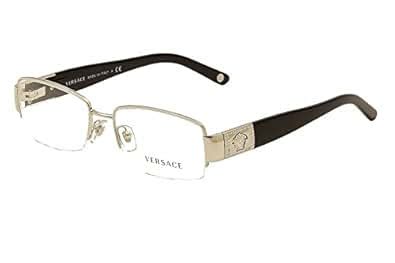 silver reading glasses versace